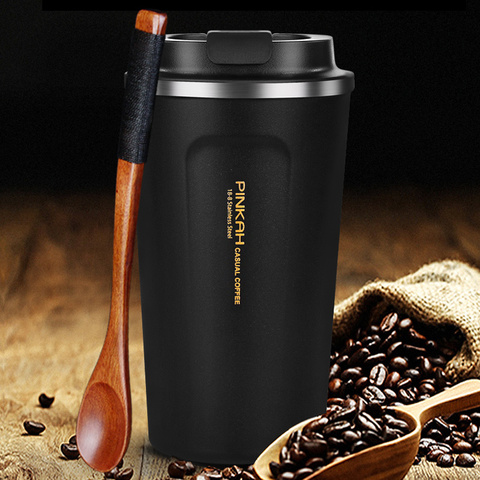 Hot Sale 380 & 500ml 304 Stainless Steel Thermo Cup Travel Coffee Mug with Lid Car Water Bottle Vacuum Flasks Thermocup for Gift ► Photo 1/5
