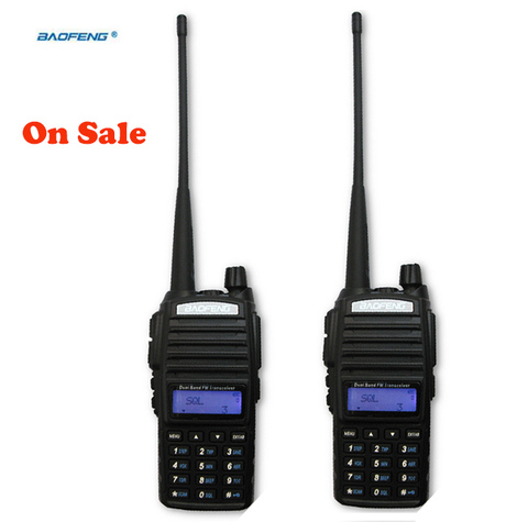 2pcs Walkie Talkie Pair UV 82 Dual band UHF VHF Portable Radio Scanner For 2 two way Radio Transceiver Baofeng uv-82 Ham Radio ► Photo 1/6
