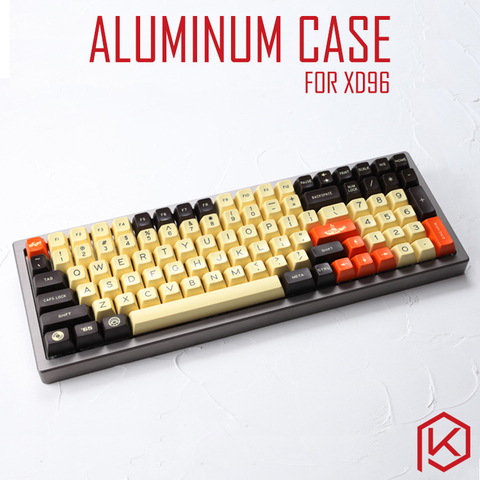 Anodized Aluminium case for xd96 xiudi custom keyboard acrylic panels stalinite diffuser can support Rotary brace supporter ► Photo 1/5