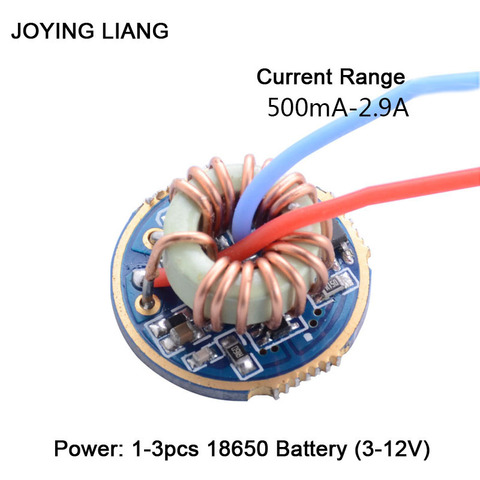 JYL-7801 Flashlight 1-3 Batteries Universal Constant Current T6/U2/L2 Driver Board QX9920 22MM Electric Circuit Board ► Photo 1/6