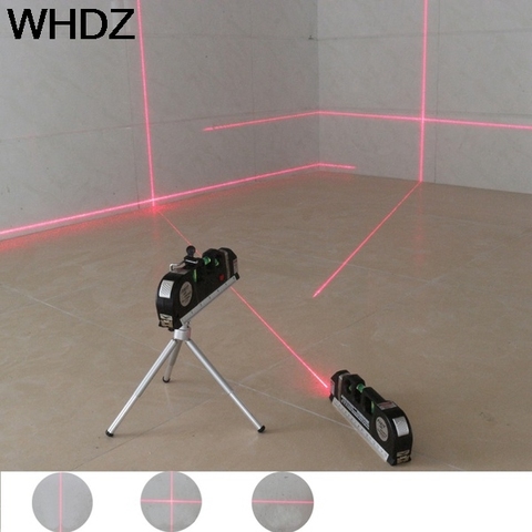 1 PC 4 in 1 Infrared Laser Level Cross Line Laser Tape with 2.5m Measure Tape multifunction laser level tools ► Photo 1/6