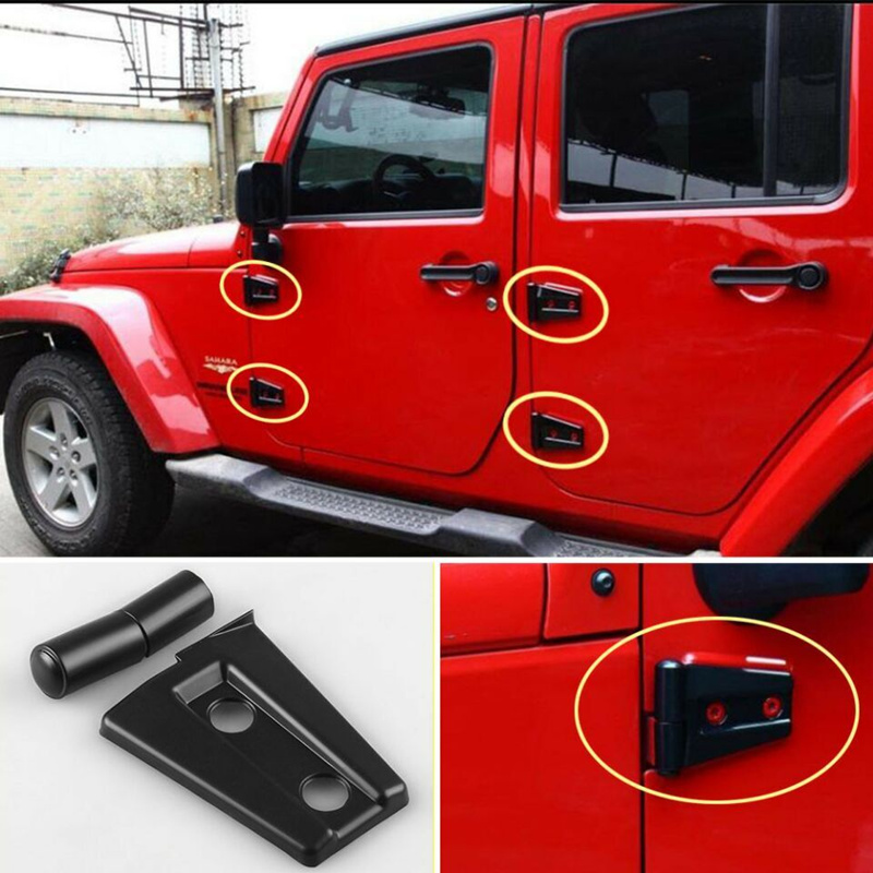 For Jeep Wrangler Accessories Trim Engine Hood Hinges Covers For Jeep  Wrangler JK 4 Doors 2 Doors Parts Car Engine Hinge Covers - Price history &  Review | AliExpress Seller - Bakuis