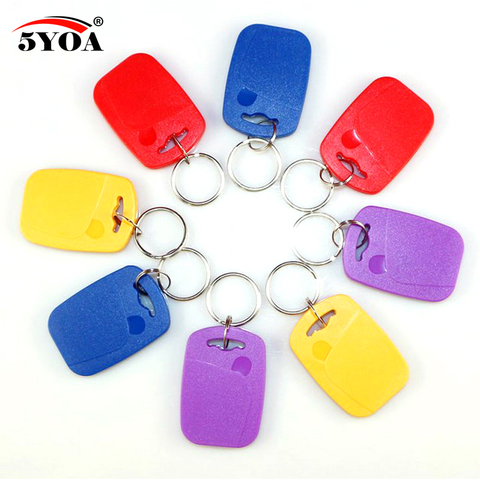 10pcs IC+ID UID Rewritable 13.56MHZ Changeable Writable Composite Key Tags Keyfob Dual Chip Frequency RFID + 125KHZ T5577 EM4305 ► Photo 1/1