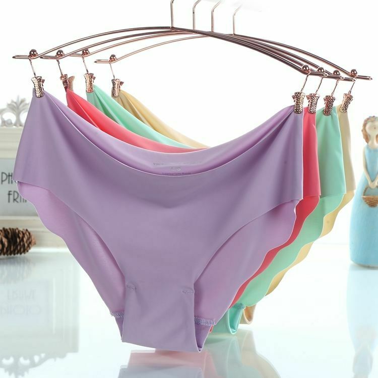 Women Soft Underpants Seamless Lingerie Briefs Hipster Underwear Panties