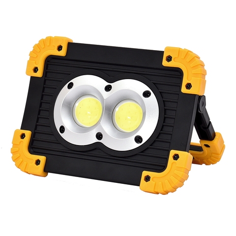 LED Flood Light 10W Worklight Projector Reflector LED COB Chip Floodlight Spotlight Outdoor Lighting USB Rechargeable Work Light ► Photo 1/6