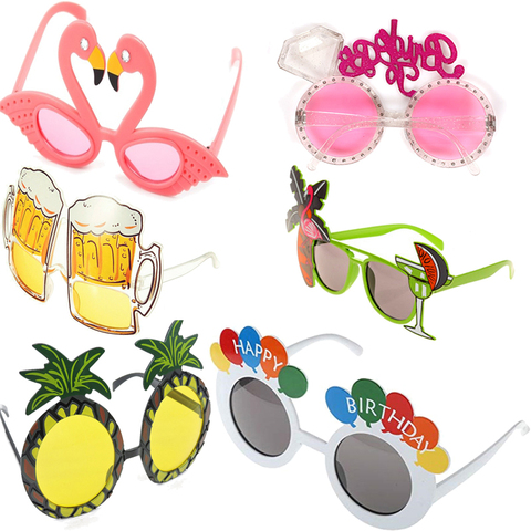 Pineapple Sunglasses Beach Party Novelty Flamingo Party Decorations Funny Glasses Wedding Birthday Gift Hawaiian Event Supplies ► Photo 1/6