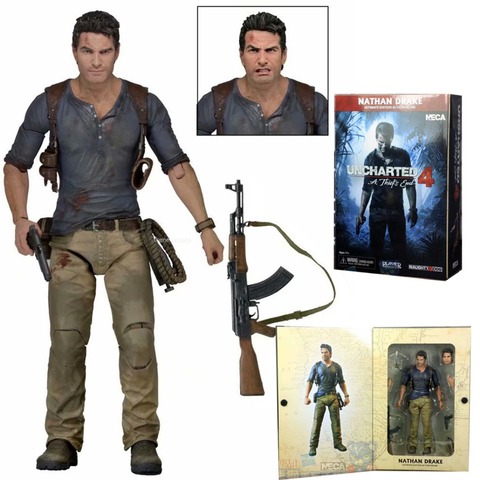 NECA Uncharted 4 A thief's end Nathan Drake Ultimate Edition PVC Action Figure Collectible For Kids Toys Gifts Brinquedos ► Photo 1/6