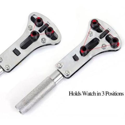 Wrist Watch Case Opener Adjustable Screw Back Remover Wrench Repair Tool Claw Watch Repair Tool Metal Case Open Wrench Wrist ► Photo 1/6