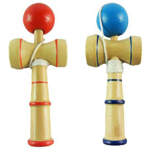 Wooden Kendama Coordinate Ball Japanese Traditional Skillful Juggling Wood Game Balls Bilboquet Skill Educational Toys Hot Sell ► Photo 1/4
