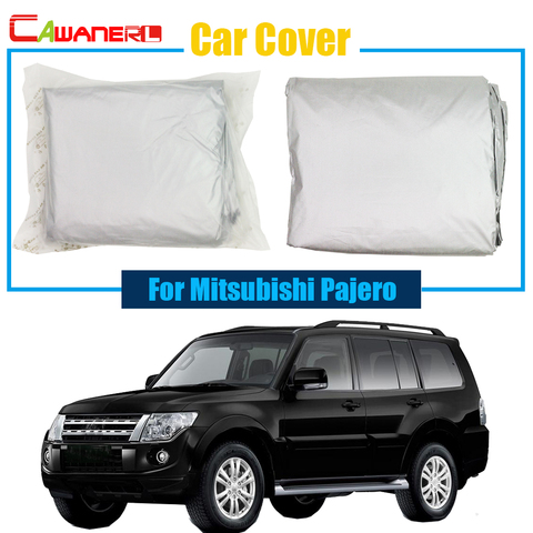 Cawanerl Car Cover SUV Outdoor Anti UV Snow Rain Sun Resistant Protector Cover Sun Shade For Mitsubishi Pajero Quality Warrant ! ► Photo 1/6