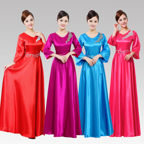 Sequins new autumn and winter banquet elegant fashion host choral classic female long banquet dress Chorus Dress ► Photo 1/1