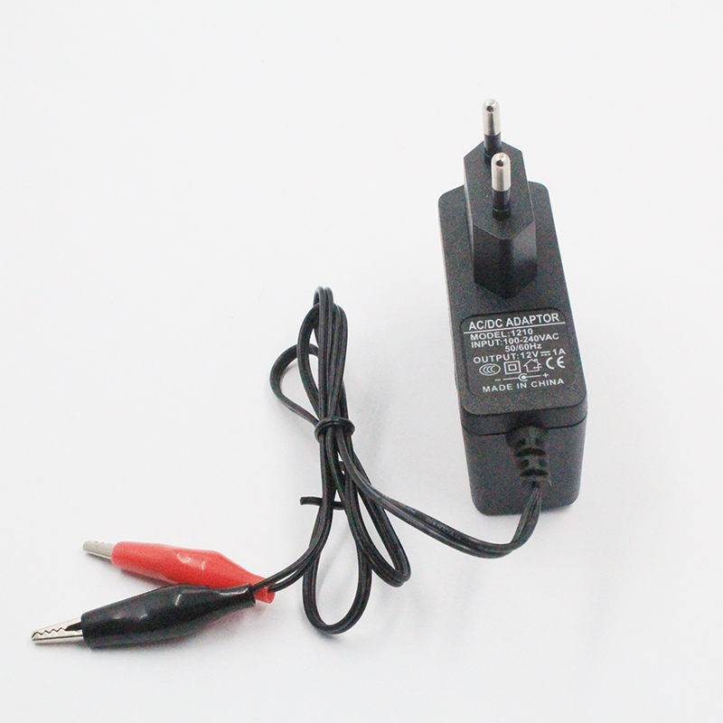12V 1000ma Smart Lead Acid AGM GEL Battery Charger for Car Motorcycle 