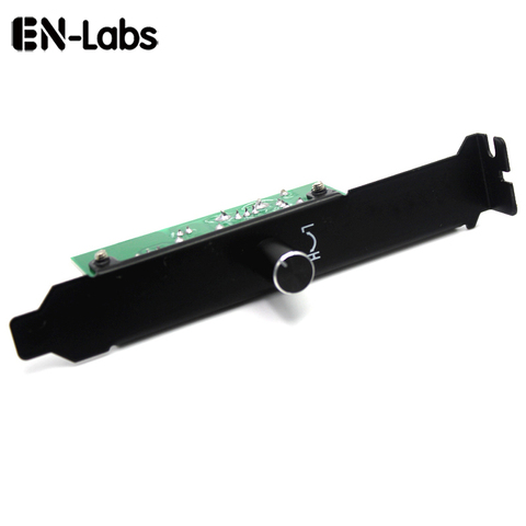 En-Labs 3 Channels PC Cooler Cooling Fan Speed Controller for CPU Case HDD VGA Fan w/ PCI Bracket,Power by 12V Molex IDE 4pin ► Photo 1/4