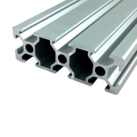 1PC 2060 Aluminum Profile Extrusion 100mm- 800mm Length European Standard Anodized Linear Rail for DIY CNC 3D Printer Workbench ► Photo 1/2