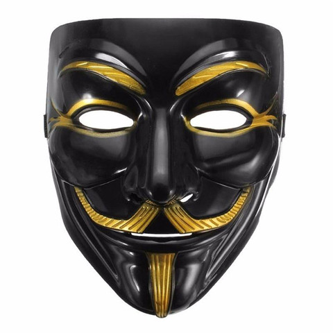 1Pcs High Quality V for Vendetta Mask Anonymous Movie Guy Fawkes Halloween Masquerade Party Cosplay Mask Drop Shipping ► Photo 1/6