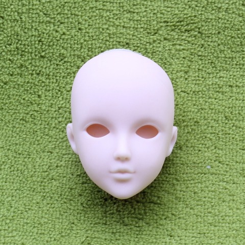 2pcs/lot Soft DIY High Quality Practice Makeup Doll Heads For 1/6 BJD as For Barbies Doll's Practicing Makeup Head Without Hair ► Photo 1/1