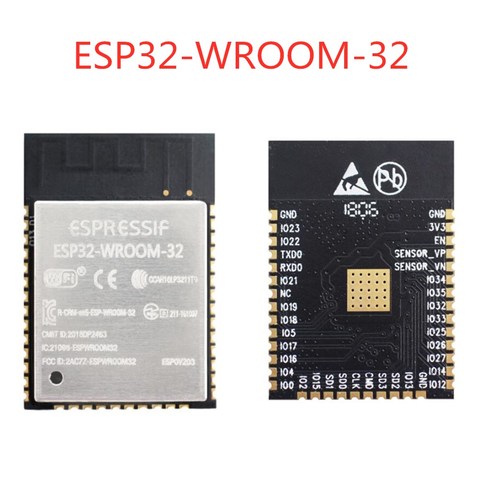 10PCS ESP32 ESP-WROOM-32 WiFi + Bluetooth 4.2 dual-core CPU MCU low-power 2.4G  ESP32-WROOM-32 4MB /8MB/ 16MB FLASH ► Photo 1/5