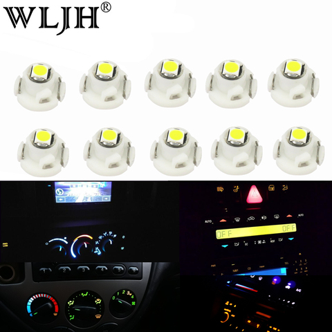 WLJH 10x Neo Wedge Led Light 90010-01122 AC Heater Control Bulb for Toyota Corolla 2009-2013;RAV4 2006-2012;for Matrix 2009-2014 ► Photo 1/6