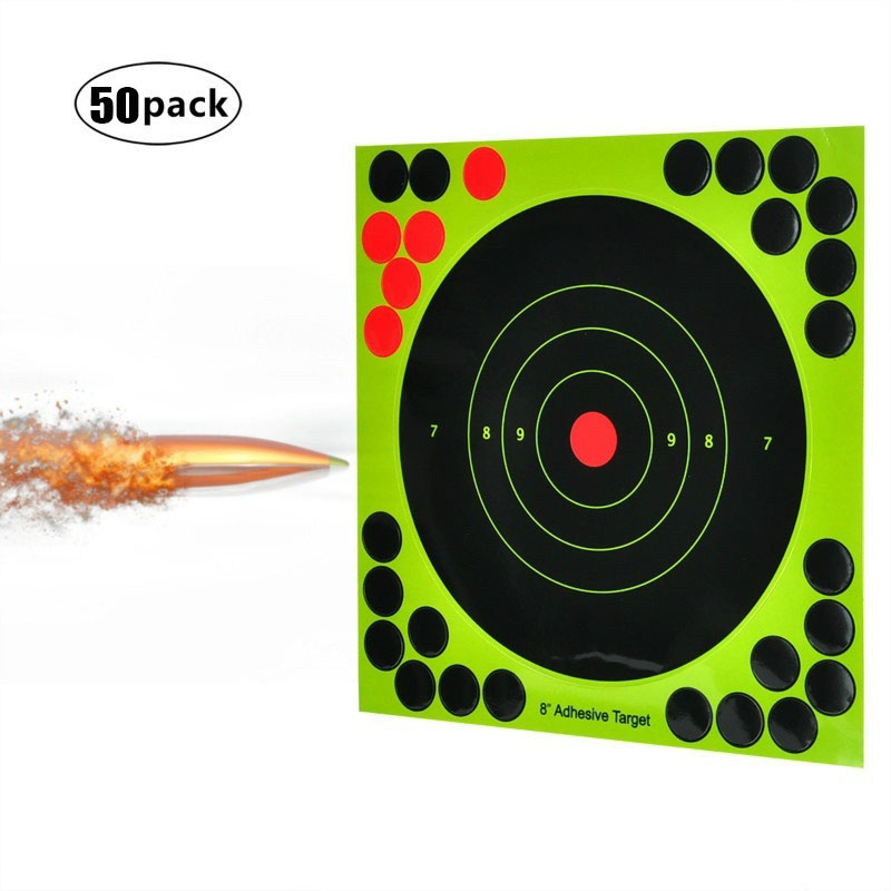 900 Pcs Shooting Target Stickers Adhesive Round Pasters Paper Sticker 