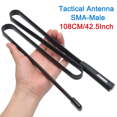 2022 SMA-Male Dual Band VHF UHF 144/430Mhz Foldable Tactical Antenna for Walkie Talkie TYT MD-380 Wouxun KG-UV9D Plus Ham Radio ► Photo 1/6