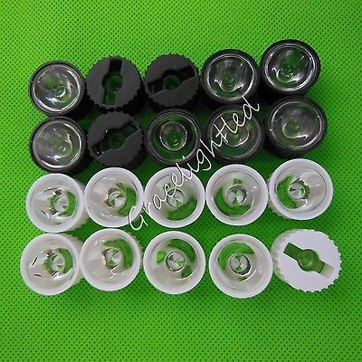 10pcs  5/ 8 / 15 / 30 / 60 / 90 / 120 / 45 / Degree 20mm led Len For 1W 3W 5W Hight Power LED with holder DIY ► Photo 1/4