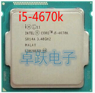 INTEL Core i5-4670K i5 4670K I5 4670K 3.4GHz/6MB /4 cores /Socket 1150/5 GT/s)Quad Core Desktop CPU free shipping ► Photo 1/1