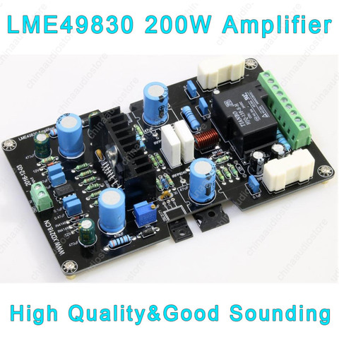 Hi-Fi LME49830 IRFP240/IRFP924 Amplifier Board 100W Mono Power Amplifier For DIY Audio DC Servo W/ Speaker Protection,In Stock ► Photo 1/4