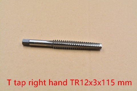 T tap HSS trapezoidal metric left hand right hand tap TR12 tap TR screw tap 1mm 1.5mm 2mm 3mm 4mm pitch for cnc diy 1pcs ► Photo 1/1