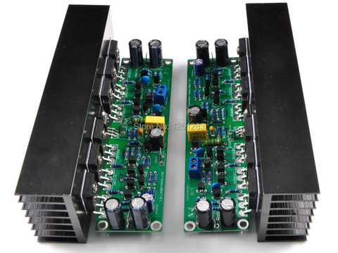 LJM DIY amplifier board  Assembled L15 MOSFET amplifier board 2-channel AMP +2pcs heatsink ( IRFP240 IRFP9240) ► Photo 1/3