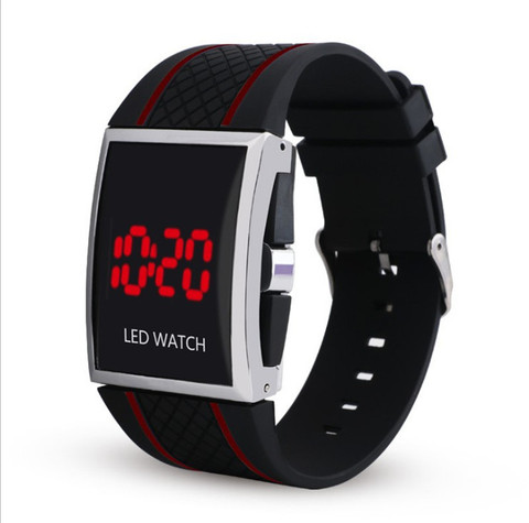 New Fashion Led Watch Digital Men Female Lover Watch Sports Casual Wristwatch Silicon Watchband Black white relojes Saati clock ► Photo 1/1
