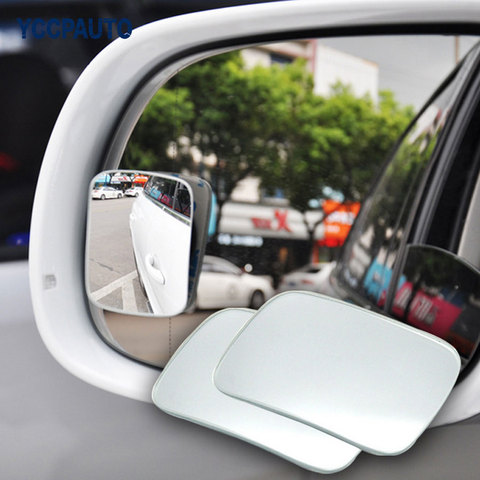 Car Mirror 360 Degree Blind Spot Mirror Wide Angle Convex Parking Auto Rear View Adjustable Mirror Accessories 2Pcs ► Photo 1/6