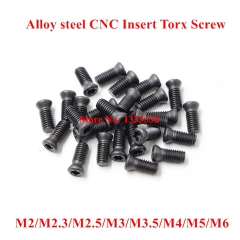 20pcs M2 M2.5 M3 M3.5 M4 M5 M6 Insert Torx Screw Replaces Carbide Inserts CNC Lathe Tool/Blade Cutter Bar Alloy Steel 12.9 ► Photo 1/1
