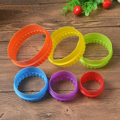 1 Set Plastic Cupcake Round Shape Cookie Cutter Cake Mold Biscuit Fondant DIY Cake Kitchen Cooking Tools 6 size together ► Photo 1/6