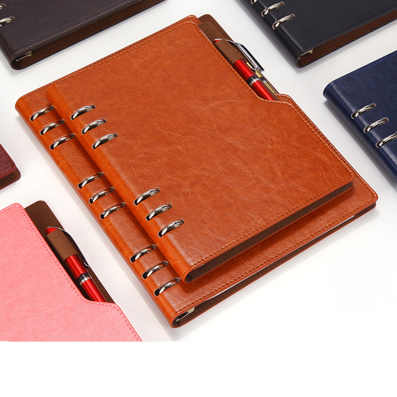PU Leather binder Notebook A5/A6/A7 Business Diary Portable Notepad  Stationery Traveler Journal Planners Office Supplies Gift - AliExpress