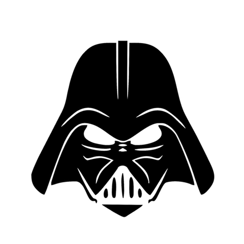 Darth Vader Laptop Van vinyl sticker car window graphic new decal star wars ► Photo 1/2