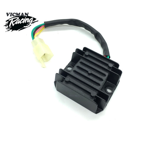 Motorcycle 5 wire Voltage Regulator Rectifier 5 pin FXD ZJ 12V GY6 scooter ATV 50cc 125cc 150cc NEW ► Photo 1/4