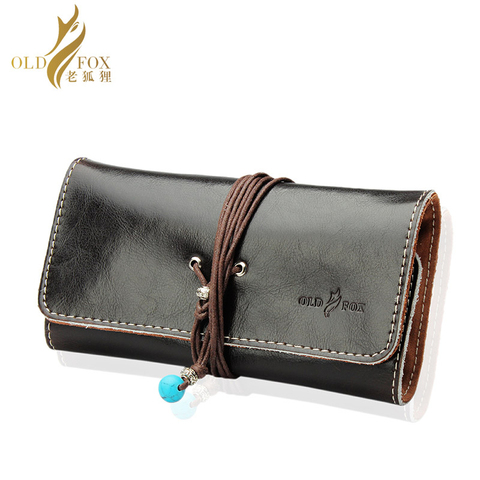 RU- OLDFOX High Quality Leather pouch tobacco pipe pouch/tobacco pipe bag smoking pipe accessories case holder 3 pipes fc0001-55 ► Photo 1/6