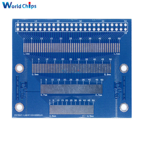 Multiple 0.5-1.2mm Pin Pitch 2.0-3.5 inch TFT LCD SMD To DIP Adapter Board Test Module FPC PCB ► Photo 1/6