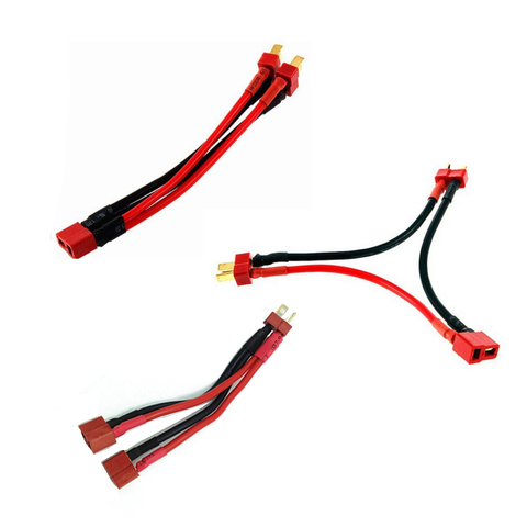 T-Plug Y Wire Harness Female to Male T Plug Parallel Battery Pack Connector Cable ► Photo 1/5
