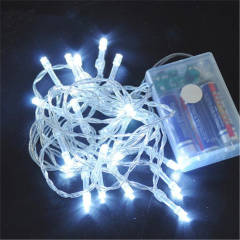 10/20/40/80/160 AA Battery Operated LED String Lights for Xmas Garland Party Wedding Decoration Christmas Flasher Fairy ► Photo 1/6