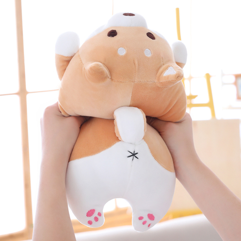 Good Quality Cute Fat Shiba Inu Dog Plush Toy Stuffed Soft Kawaii Animal Cartoon Pillow Lovely Gift for Kids Baby Children ► Photo 1/6