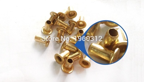 100pc 500Pcs M0.9 M1.3 M1.5 M1.7 M2 M2.5 M3 M4 GB876 Tubular Rivets  Brass Hollow Rivet Nuts Double-sided Not Copper PCB Nails ► Photo 1/5