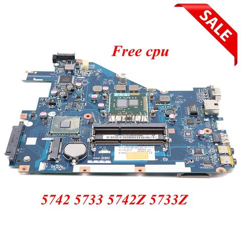 NOKOTION Laptop Motherboard For Acer aspire 5742 5733 5742Z 5733Z MBRJY02002 PEW71 LA-6582P HM55 UMA DDR3 Main board Free cpu ► Photo 1/6