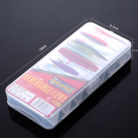 Fishing Tackle Boxes Fish Storage Fish Lures Hard Cases 14 Compartments Useful Multi-function Fly Double Sided Spinner Plastic ► Photo 1/6