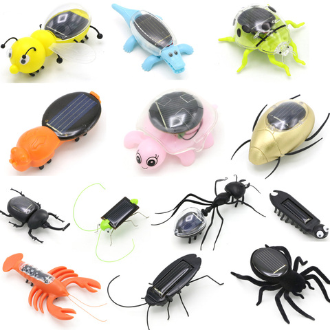 Solar Ant insect Kids Cockroach Toys Magic Solar Powered Ant Insect Play Learn Educational Solar Novelty Toys for Children Gift ► Photo 1/6