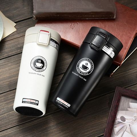 Premium Travel Coffee Mug Stainless Steel Thermos  Stainless Steel Thermos  Flask - Vacuum Flasks & Thermoses - Aliexpress