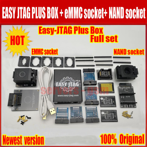 2022 ORIGINAL New version Full set  Easy Jtag plus box Easy-Jtag plus box+EASY JTAG EMMC socket  +NAND socket ► Photo 1/6