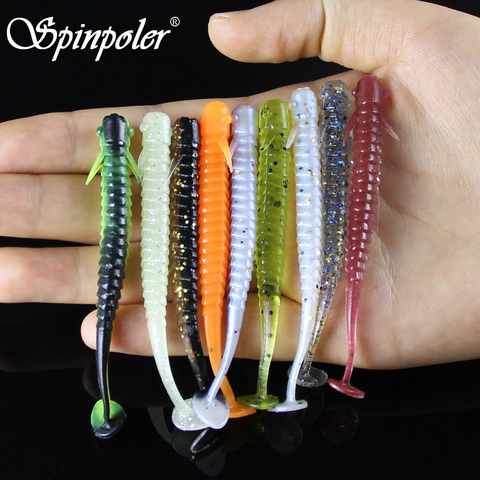 24pcs/Lot 8cm 2g 9 Colors Paddle Tail Soft Grubs 3D High Imitation Fish Lure  Jig Head Soft Lure For Bass Fishing Mandarin Fish - Price history & Review