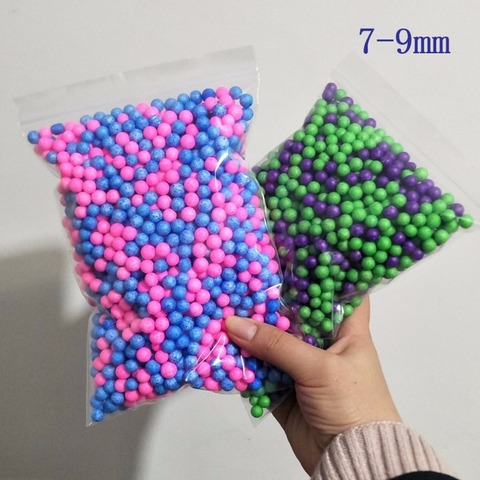 1pack Polystyrene Styrofoam Balls Bottle DIY Snow Mud Particles Accessories  Slime Balls Small Tiny Foam Beads Ballon Foam Filler
