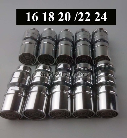360 degree swivel chrome brass extenional internal faucet aerator 12/14/16/18/20/22/24 female male thread ► Photo 1/3